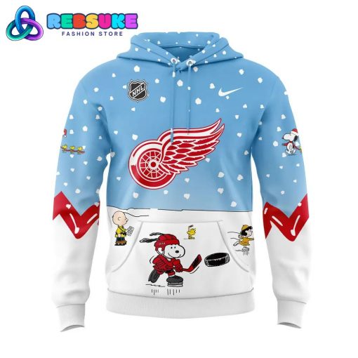 Detroit Red Wings Peanuts and Snoopy Nike Hoodie Set