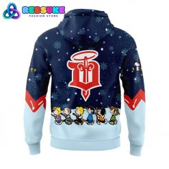 Dubuque Fighting Saints Peanuts and Snoopy Night Hoodie Set