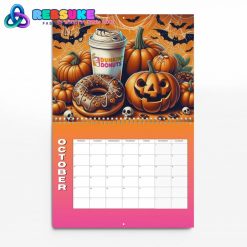 Dunkin Donuts New Year 2025 Wall Hanging Calendar