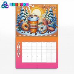 Dunkin’ Donuts New Year 2025 Wall Hanging Calendar