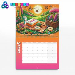 Dunkin Donuts New Year 2025 Wall Hanging Calendar