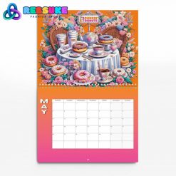 Dunkin Donuts New Year 2025 Wall Hanging Calendar