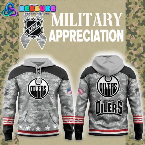 Edmonton Oilers 2024 Military Appreciation Hoodie Set