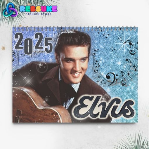 Elvis Presley New Year 2025 Wall Hanging Calendar