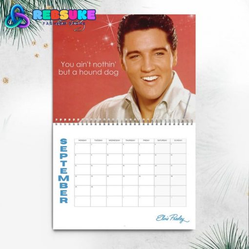 Elvis Presley New Year 2025 Wall Hanging Calendar