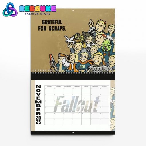 Fallout Game of the Year Wall Hanging Calendar