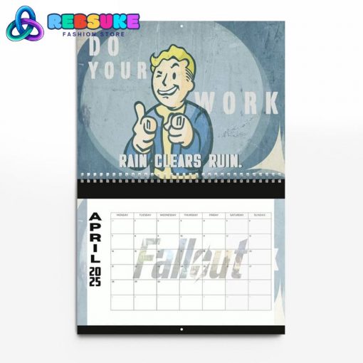 Fallout Game of the Year Wall Hanging Calendar