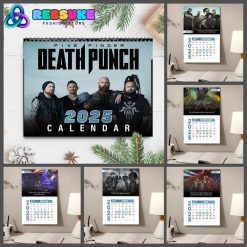 Five Finger Death Punch New Year 2025 Wall Hanging Calendar