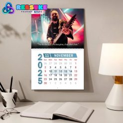 Five Finger Death Punch New Year 2025 Wall Hanging Calendar