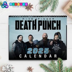 Five Finger Death Punch New Year 2025 Wall Hanging Calendar