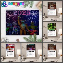 Five Nights at Freddy’s New Year 2025 Wall Hanging Calendar