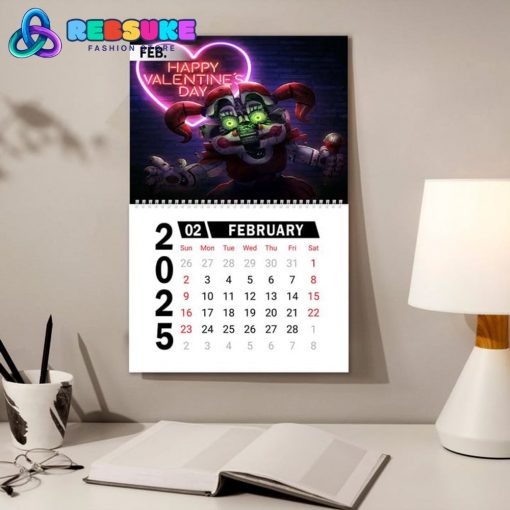 Five Nights at Freddy’s New Year 2025 Wall Hanging Calendar