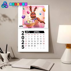 Five Nights at Freddys New Year 2025 Wall Hanging Calendar