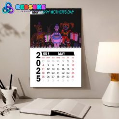 Five Nights at Freddys New Year 2025 Wall Hanging Calendar