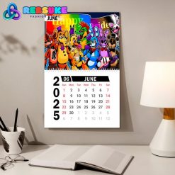 Five Nights at Freddys New Year 2025 Wall Hanging Calendar