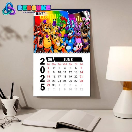 Five Nights at Freddy’s New Year 2025 Wall Hanging Calendar