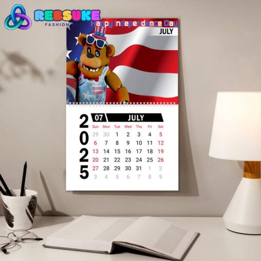 Five Nights at Freddy’s New Year 2025 Wall Hanging Calendar