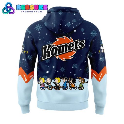 Fort Wayne Komets Peanuts and Snoopy Night Hoodie Set