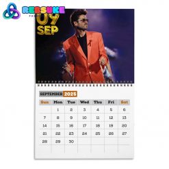 George Michael New Year 2025 Wall Hanging Calendar