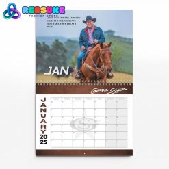 George Strait New Year 2025 Wall Hanging Calendar For Fan