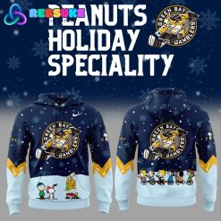 Green Bay Gamblers Peanuts and Snoopy Night Hoodie Set