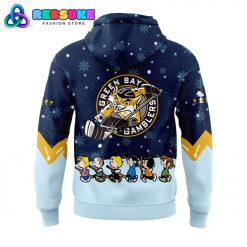 Green Bay Gamblers Peanuts and Snoopy Night Hoodie Set