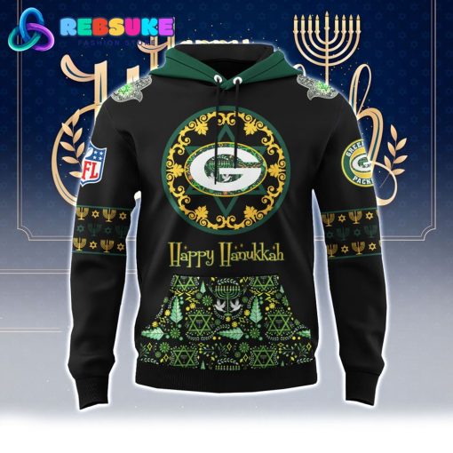 Green Bay Packers NFL Hanukkah Holiday Hoodie