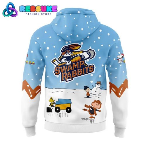 Greenville Swamp Rabbits Peanuts and Snoopy Night Hoodie Set