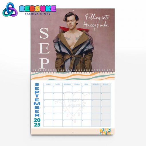 Harry Styles 2025 Wall Hanging Calendar Gift For Fans