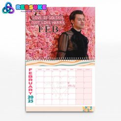 Harry Styles 2025 Wall Hanging Calendar Gift For Fans