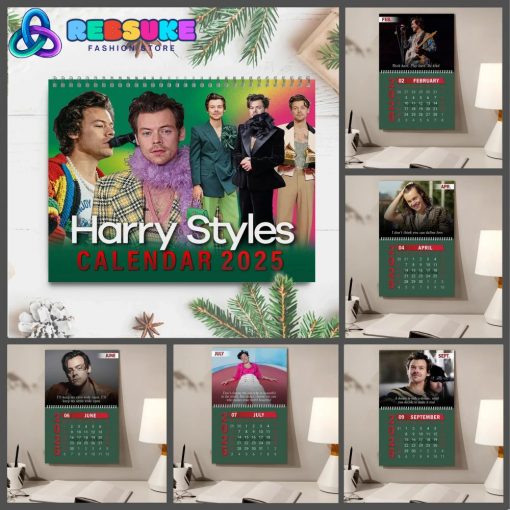 Harry Styles New Year 2025 Wall Hanging Calendar