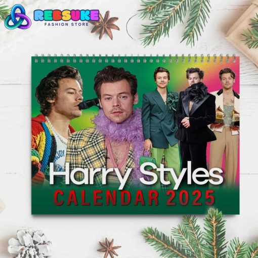 Harry Styles New Year 2025 Wall Hanging Calendar