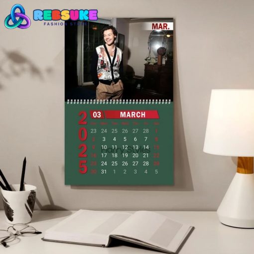 Harry Styles New Year 2025 Wall Hanging Calendar