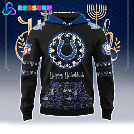 Indianapolis Colts NFL Hanukkah Holiday Hoodie