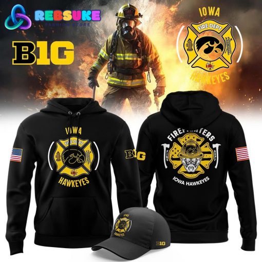 Iowa Hawkeye Football x Firefighter Appreciation Hoodie Set