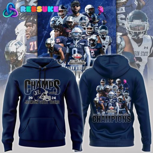 Jackson State Tigers Champions SWAC Hoodie