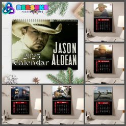 Jason Aldean New Year 2025 Wall Hanging Calendar