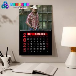 Jason Aldean New Year 2025 Wall Hanging Calendar