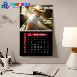 Jason Aldean New Year 2025 Wall Hanging Calendar