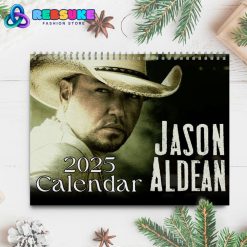 Jason Aldean New Year 2025 Wall Hanging Calendar