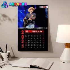 Jason Aldean New Year 2025 Wall Hanging Calendar