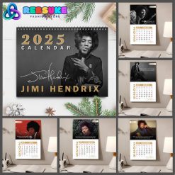 Jimi Hendrix New Year 2025 Wall Hanging Calendar