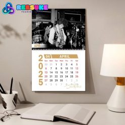 Jimi Hendrix New Year 2025 Wall Hanging Calendar