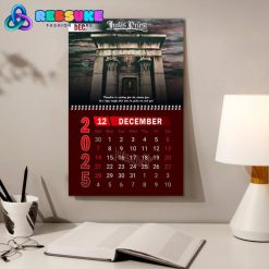 Judas Priest Band New Year 2025 Wall Hanging Calendar