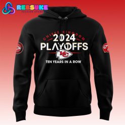 Kansas City Chiefs 2024 NFL Playoffs AFC West Clinched Hoodie