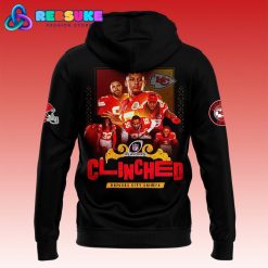 Kansas City Chiefs 2024 NFL Playoffs AFC West Clinched Hoodie