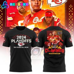 Kansas City Chiefs 2024 NFL Playoffs AFC West Clinched Shirt