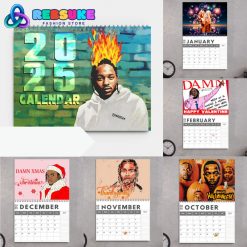 Kendrick Lamar 2025 Wall Hanging Calendar Gift For Fans