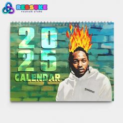 Kendrick Lamar 2025 Wall Hanging Calendar Gift For Fans