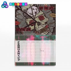 Korn Band New Year 2025 Wall Hanging Calendar For Fan